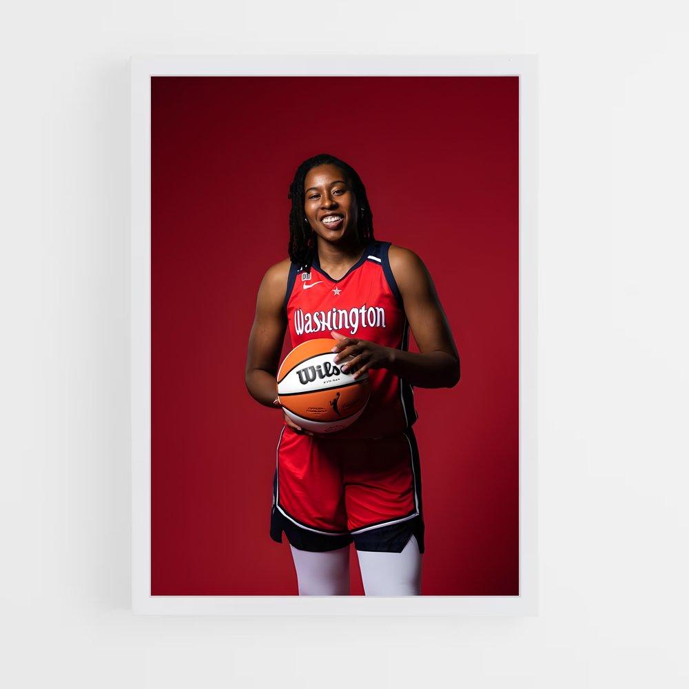 Poster Énergie sur le Terrain – affiche Basketball (vue 3)